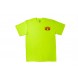 Kemp USA Neon Yellow 100% Cotton Guard T-Shirt